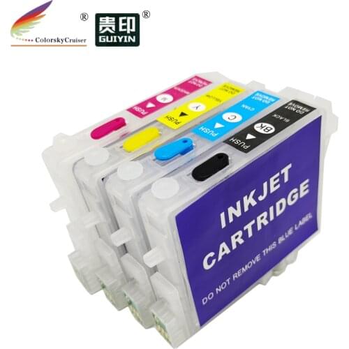 RCE611-614) refillable ink inkjet cartridge for Epson Stylus D68 D88 D88+ DX3800 DX3800+ DX3850 DX3850+ DX4200 DX4250 DX4800