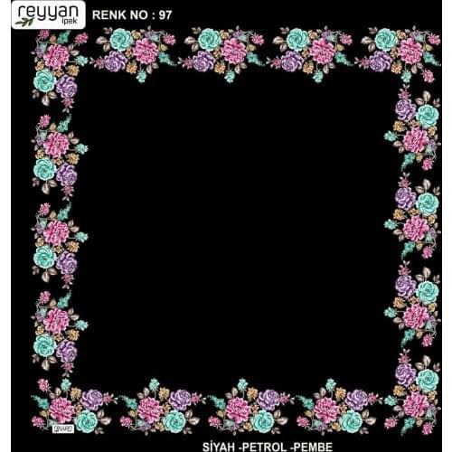 REYYAN SILK OYALIK WRITING (NEW QUALITY)-12967 - RENK-97