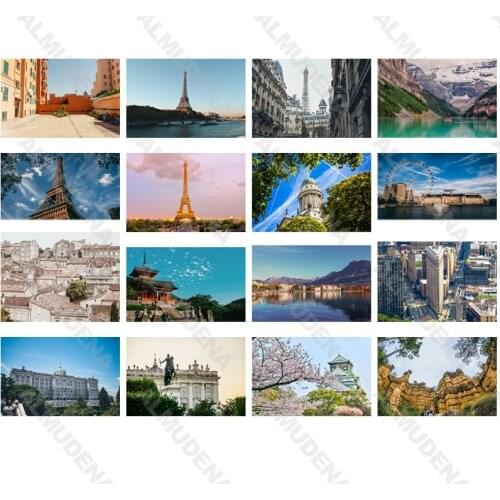 Diy Diamond Painting Tower Clock Tower Nordic Style Full Inlaid Diamond Handmade Dot Inlaid Diamond Bedroom Living Room Sticker