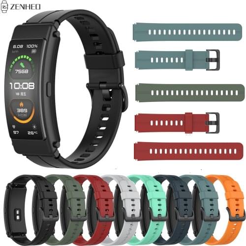 16mm Silicone Wrist Strap for Huawei TalkBand B6 B3 Smart Bracelet Strap Belt Replacement Wristband
