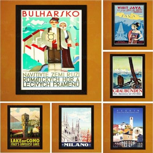 Owl Ship No Frame Picture European Style House Building Canvas Scenery Poster Print Decor Home Art Modular Wall Nordic Painting