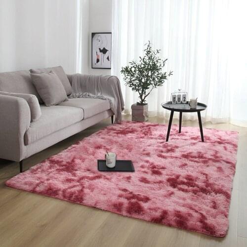 Modern Fluffy Soft Living Room Carpets Large Size Home Bay Window Bedside Crawling Mat for Kids Bedroom Large Rugs Home
