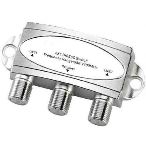 Satellite two in one out switch 02C Toggle Switch Radio Communication Electronics Electronic Accessories Battery Parts