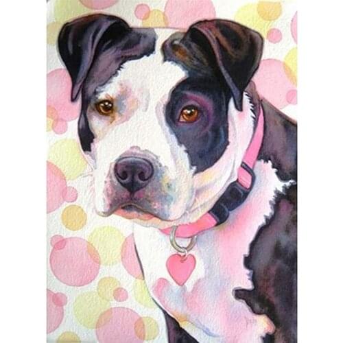 Animal Dog Schnauzer Printed Canvas 11CT Cross Stitch DIY Embroidery Kit DMC Threads Handicraft Knitting Handmade Stamped