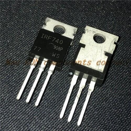 10PCS/LOT IRF740PBF IRF740 TO-220 IRF740P TO220 New original In Stock