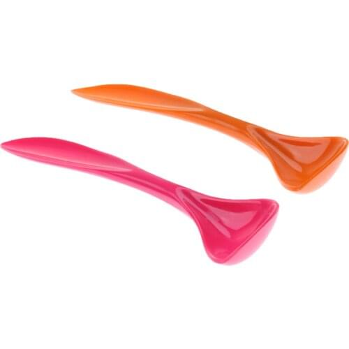 2-Pack Special Curved Design Pet Dog Cat Food Can Spoon With