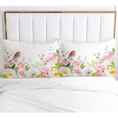 3D Pillow Case Pillowcase Custom 50x70 50x75 50x80 70x70 Decorative Pillow Cover Bedding For Wedding Flowers Drop Ship
