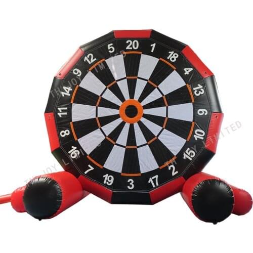 5m Two Side Dart Game Inflatable Foot Darts Game Inflatable Soccer Dart Board