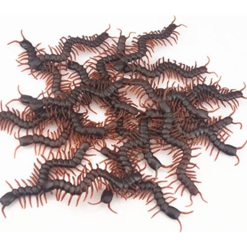 50pcs/set Halloween Jokes Gags Pranks Maker Trick Fun Novelty Funny Gadgets Blague Tricky Toy Simulation False centipede Toys