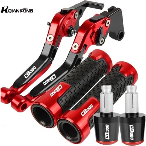 Motorcycle For HONDA CB1300 2003-2010 CNC Aluminum Brake Clutch Lever Handlebar Handle Grips Ends CB-1300 CB 1300 2009 2008 2007
