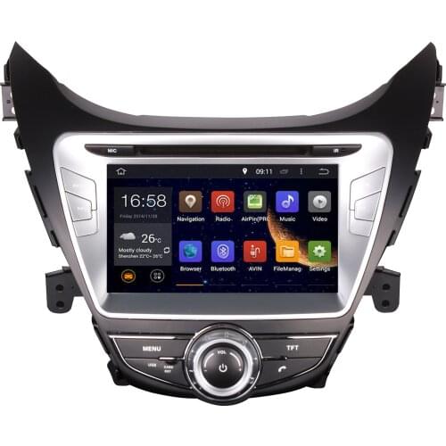 Android 10 Car DVD Player GPS Navigation For Hyundai Elantra(MD)2011-2013 Avante(MD) headunit multimedia radio tape recorder