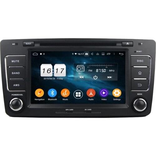 DSP 2 din Android 10.0 PX6 6-Core 8" Car DVD GPS for Skoda Octavia 2012 2013 Car Radio Head unit Bluetooth 5.0 WIFI Easy Connect