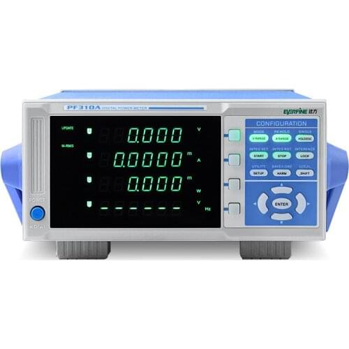Fast arrival EVERFINE PF310A single-phase digital AC/ DC power meter parameter tester harmonic and integral measurement