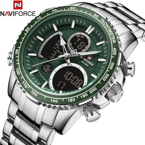 NAVIFORCE Luxury Men Watch Chronograph Sport Quartz Wristwatch Fashion Wild Watches Mens Waterproof Clock Male Relogio Masculino