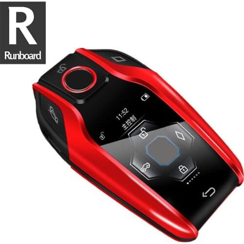 RUNBOARD 2021 Modified Boutique Smart Remote Key Case W/LCD Screen For BMW Mercedes-Benz Buick Audi Cadillac Lexus Without OBD