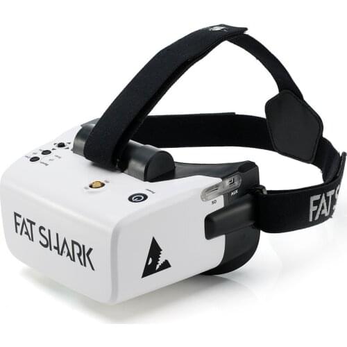 Fatshark Scout 4inch 1136X640 FOV50 5.8G Raceband Receiver DVR FPV Headset Goggles Built-in 18650 2600mAh Battery for FPV Racing