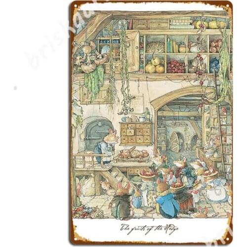 The Fruits Of The Hedge Metal Signs Cinema Garage Retro Wall Decor pub Garage Tin sign Posters