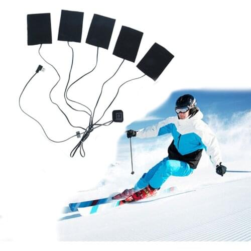 USB Charged Clothing Heating Pad Electric Heating Sheet with 3 Gear Adjustable Temperature for Vest Jacket New Arrival