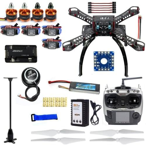 F14893-M DIY RC Drone Quadrocopter Full Kit X4M380L Frame Kit APM 2.8 GPS AT9 TX