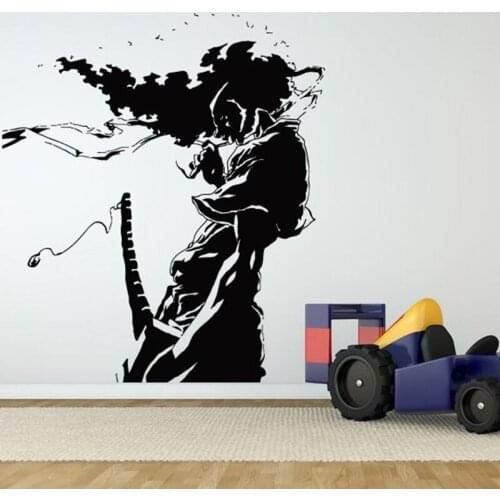 Kendo Sticker Samurai Decal Ninja Poster Vinyl Art Wall Decals Warrior Decor Mural Kendo Sticker