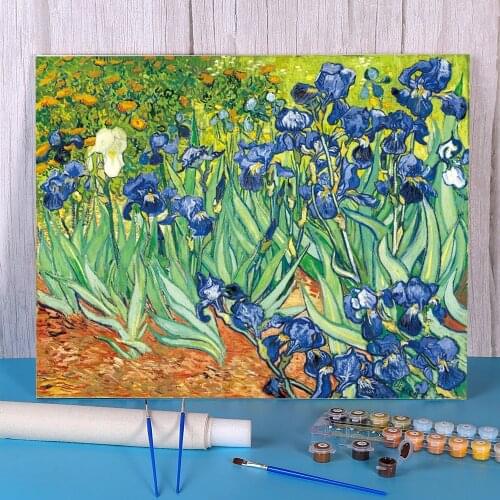 Landscape Van Gogh Painting By Numbers Kit Oil Paints 40*50 Paiting By Numbers Home Decoration For Kids For Drawing Art