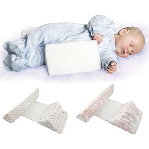 Baby Sleeping Pillow Cotton Shaping Positioning Pillow Correction Flat Head Newborn Baby Side Sleep Pillow for Infant Baby