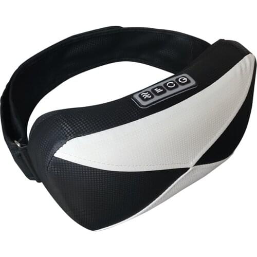 Massage Pillow Wireless Massager Portable Rechargeable Massager Heat Function for Belly Leg Back Muscle Relaxation Home Office