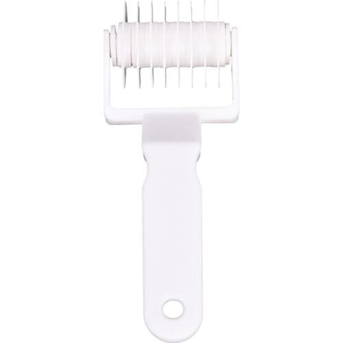 High Quality Pie Pizza Cookie Cutter Pastry Plastic Baking Tools Bakeware Embossing Dough Roller Lattice Cutter Craft Small Size