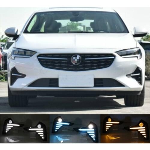 LED Daytime Running Lights For Buick Regal Opel Insignia 2020 Fog lamp ABS 12V DRL