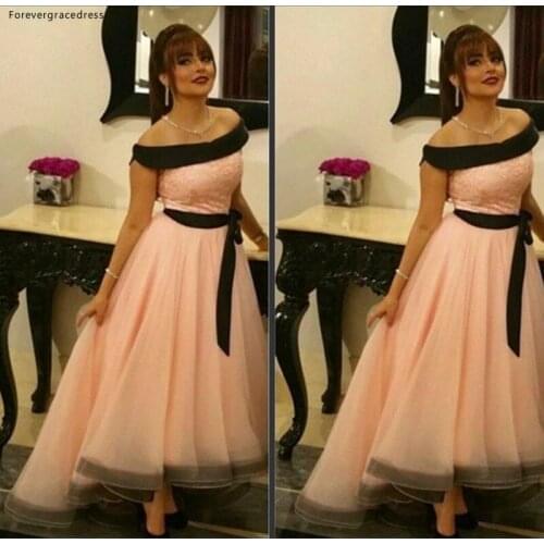 A Line Vintage Prom Dress Off The Shoulder Lace Formal Party Event Gown Plus Size Custom Made