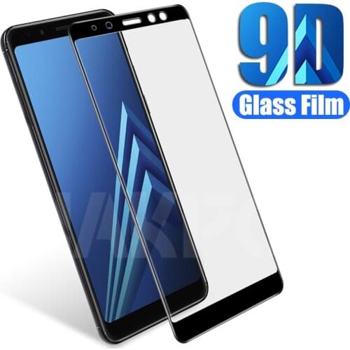 9D Protective Glass For Samsung Galaxy A5 A7 A9 J2 J8 2018 A6 A8 J4 J6 Plus 2018 A10 A30 A50 A70 Tempered Glass Screen Film Case