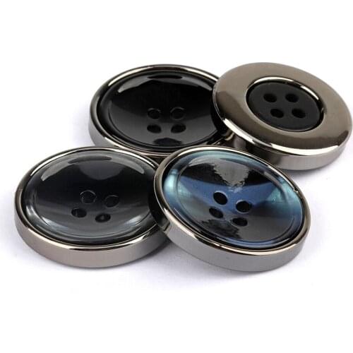 50 Pieces/Lot Luxury Buttons Sewing DIY Craft Scrapbooking for Coat Handmade 4 Holes Buttons Clothes Boots Accessories