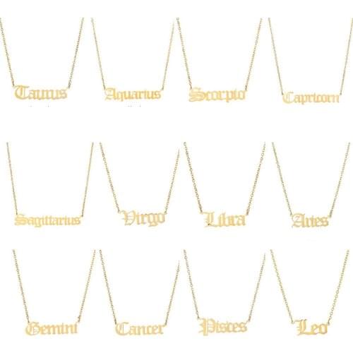 Женские кулоны знаки зодиака AKOLION China At AliExpress