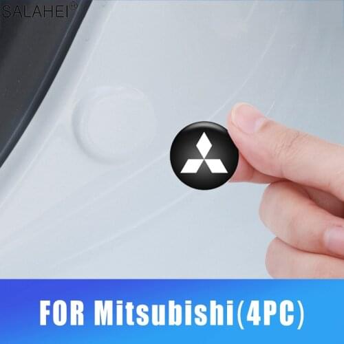 Car Sound Insulation Pad Shockproof Stickers For Mitsubishi Ralliart Lancer 9 10 Asx Outlander 3 Pajero Sport L200 Badge Galant