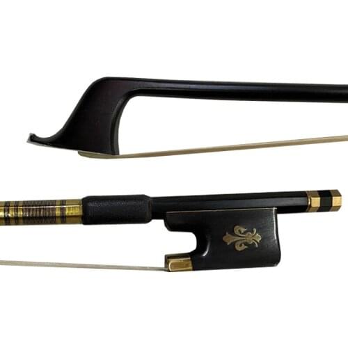 Free Shipping Yinfeel 2pcs NEW 4/4 Black Carbon Fiber Cello Bow Black carbon Bow 4/4 cello Bow fleur de lis Ebony Frog