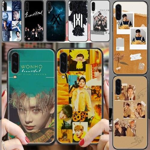 Kpop Monsta X Phone case For Samsung Galaxy A 3 5 7 8 10 20 21 30 40 50 51 70 71 E S 2016 2018 4G black silicone back tpu bumper