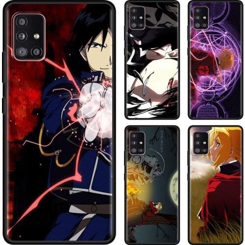Phone Cover For Samsung A91 A72 A71 A52 A51 A42 A41 A32 A31 A21s A21 A12 A11 A02s A02 A01 Case Fullmetal Alchemist Fundas Coque