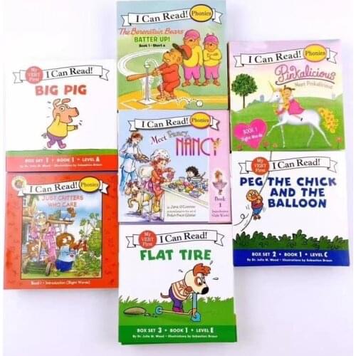 NEW 84 Books "I Can Read" Phonics In English Books for Children Kids Stories Picture Pocket Books Baby Learning English Language