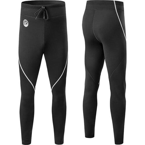 Men Wetsuit 1.5MM Neoprene Spearfishing Surf Swimming Scuba Diving Pants Jumpsuit Snorkeling Kitesurf Underwater Fishing Clothes