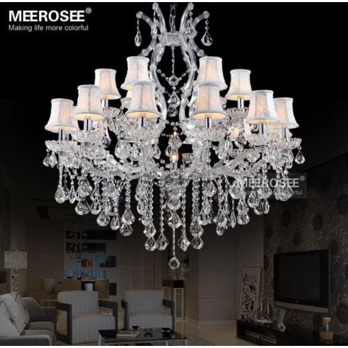 Elegant Crystal Chandelier Light Fixture Maria Theresa Crystal Luster Lamp Deckenleuchten for Lobby Stair Hallway project MD8475