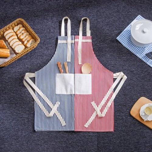 Cotton, Linen, Apron, Fashion, Simple, Oil Proof Cooking, Waist Kitchen, Adult Sleeveless Household Products