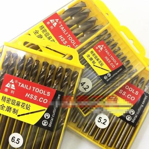 HSS-CO Containing cobalt Twist Drill Bit (10mm) 10PCS/SET