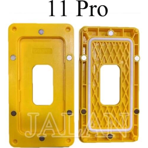 Ip X/11/11 pro max glass frame magnetic adsorption clamping mold use cold glue holding together