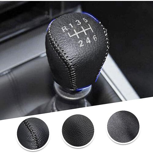 Car Gear Cover PU Leather For Nissan Sentra 2012-2018 Tiida 2011-2016 X-TRAIL 2008-2013 Gear Shift Knob Cover Gear Shift Lever