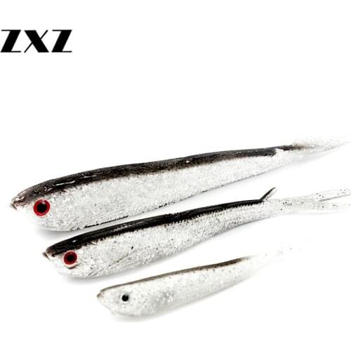 100Pcs Glow Soft Lure Set 7g Wobbler Artificial Bait Silicone Fishing Lures Popper Sea Bass Artificial Baits Swimbait Crankbait