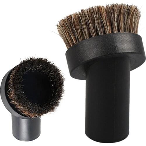Horsehair Tip Round Long Hair Nozzle Floor Brush Head Inner Diameter 32mm European Version Vacuum Cleaner Spare Part Accessories