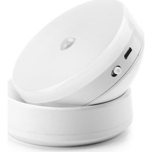 New USB Charging Body Induction Night Bedroom Bedside Lamp Bedroom Eye Protection Led Small Night Light Dormitory Artifact