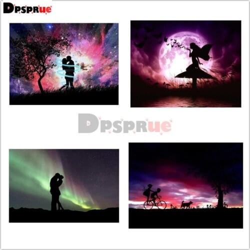 Dpsprue Full 5D DIY Square/Round Diamond painting Cross stitch Beloved 3d embroidery mosaic Wall sticker Gift BK