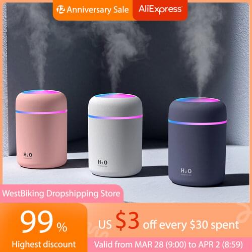 Mini Portable USB Air Humidifier Ultrasonic Purifier Aroma Diffuser Steam Mist Maker Home Office Car Atomizer Aromatherapy