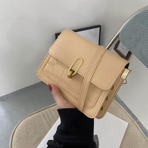2021 Spring Fashion Handbags For Women Pu Leather Shoulder Bag And Animal Prints Crossbody Bags Small Square Bag Designer Purse